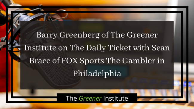 Barry Greenberg on The Daily Ticket_ The Greener Institute