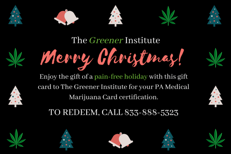 The Greener Institute Gift Card _ Merry Christmas